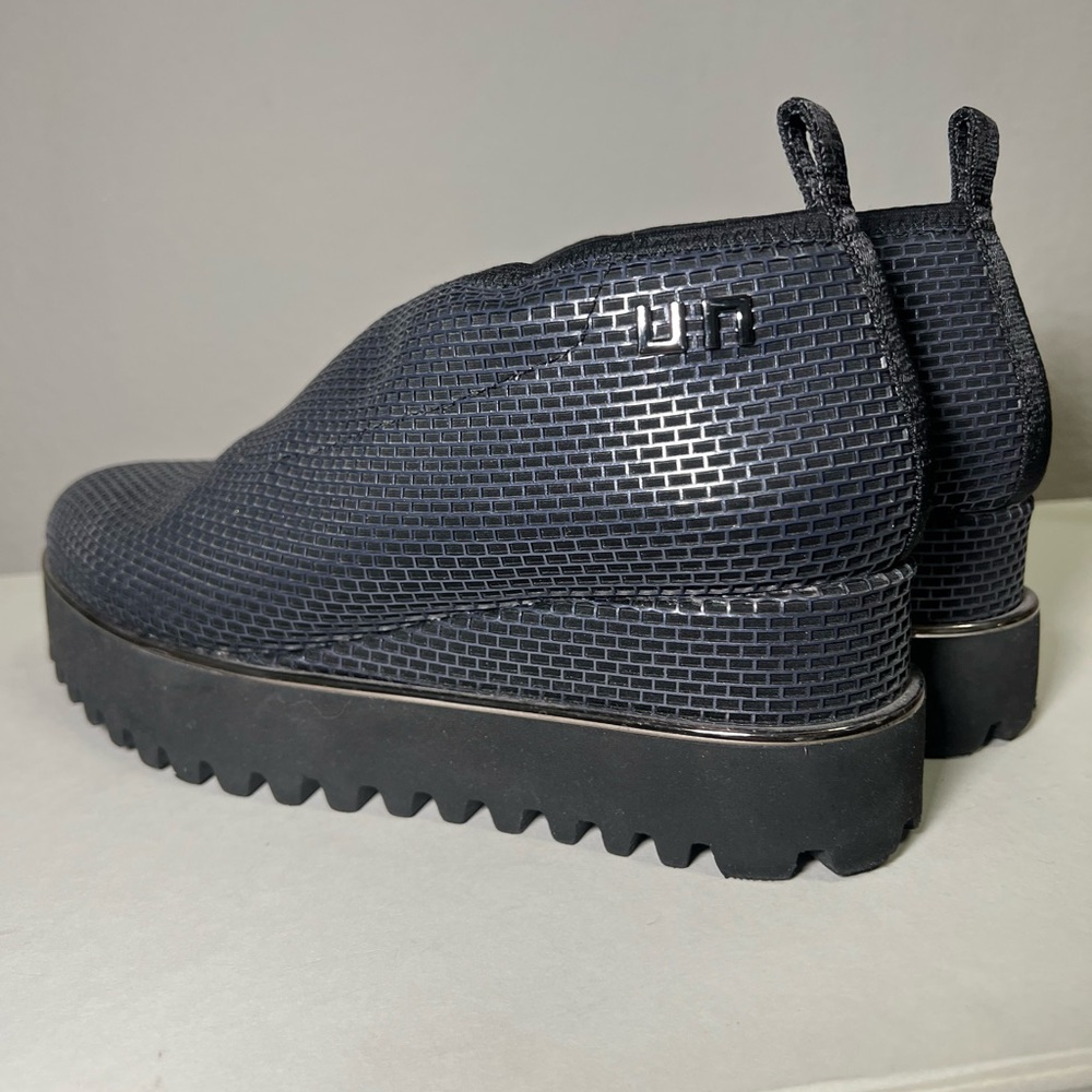 United Nude Black Textured Platform Shoes - Picture 8 of 10